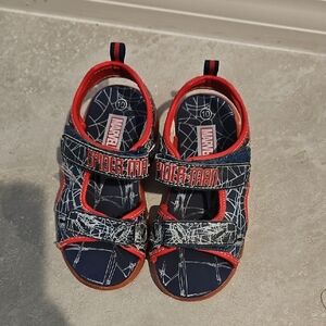 Marvel Spider-Man Kids Sandals - Navy and Red
